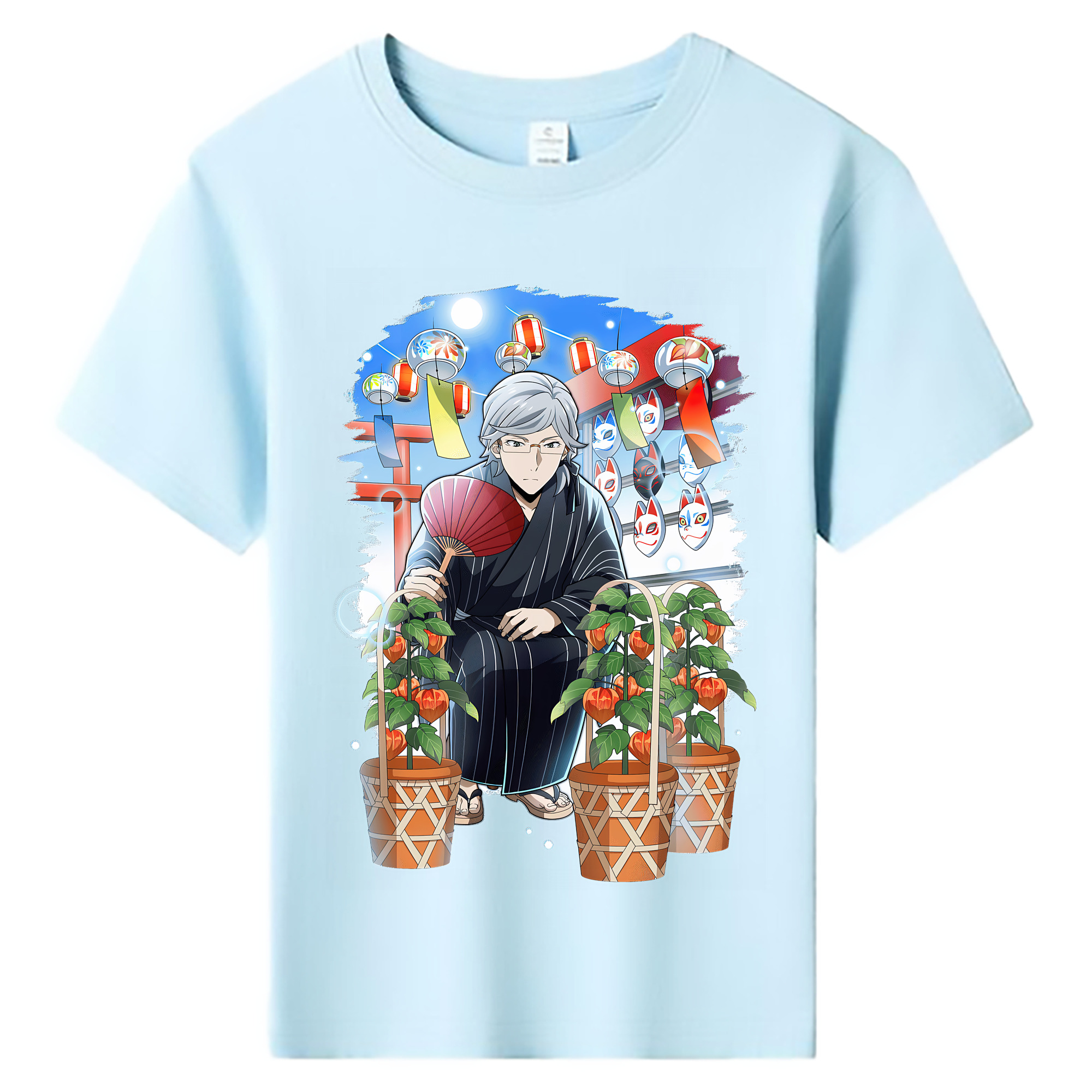 （画像用） 文豪ストレイドッグス Bungo Stray Dogs 綿100％キッズTシャツ（フロントプリント）